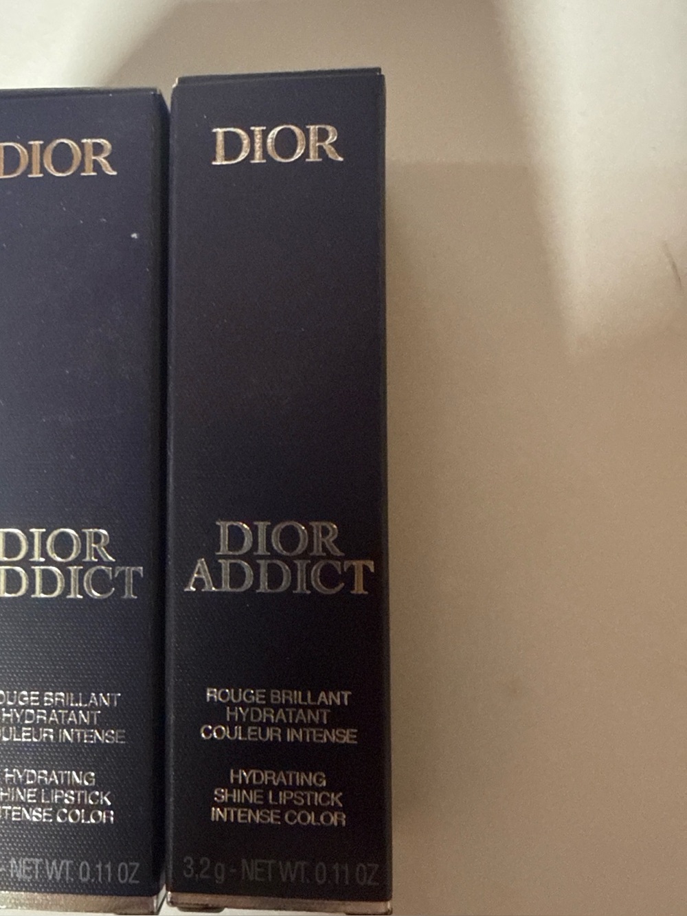 Dior Addict Hydrating Shine Lipstick - Black & Gold Packaging